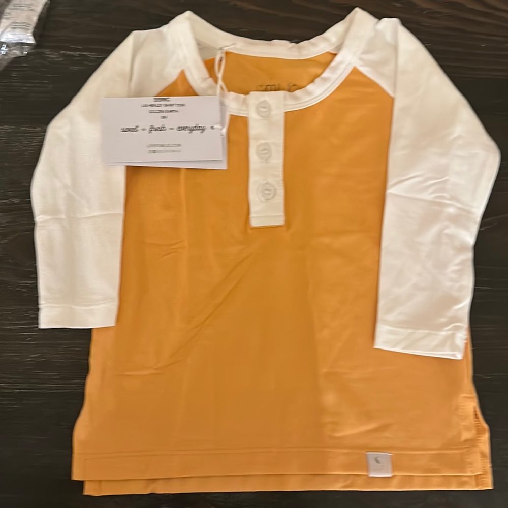 Well Dressed Wolf Omi Jo L/S Henley Shirt COM Golden Earth SS99C